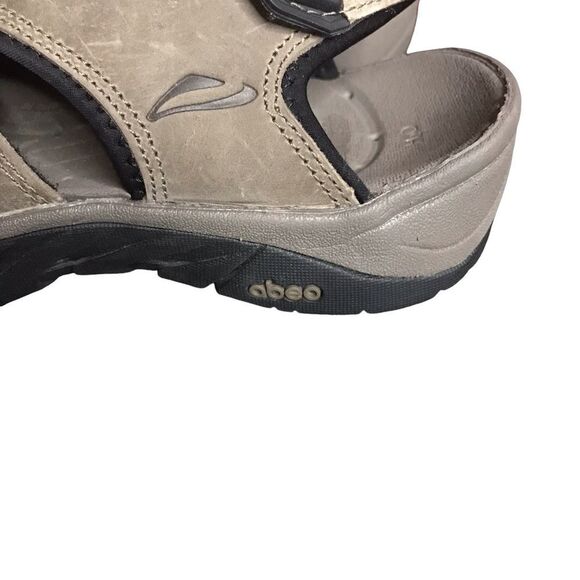 Abeo Men's Size 8 Tan and Black Sandals - Picture 4 of 13